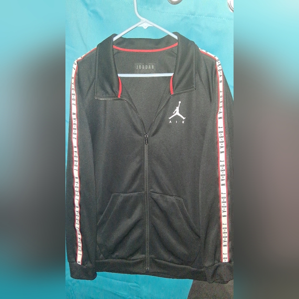 Black Jordan Track Jacket Men's XL